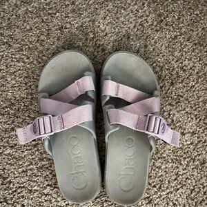 Chaco Lavender Double Strap Sandals